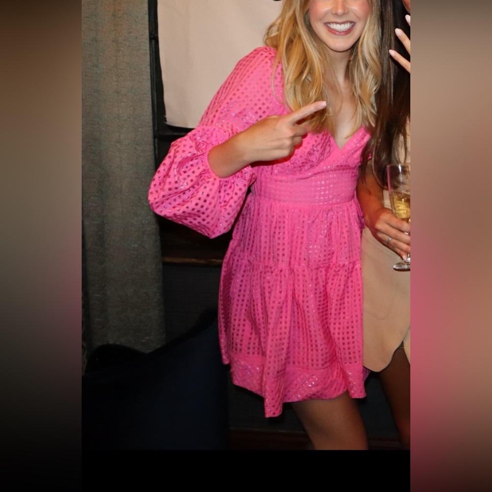Petal and pup pink mini dress